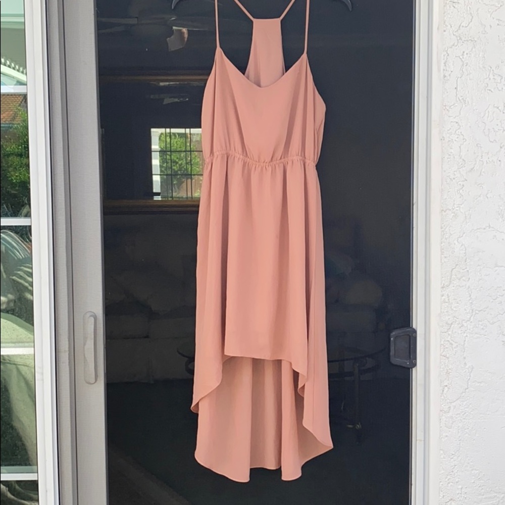 F21 high-low tan dress - sz. small